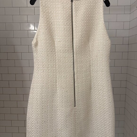 Alice & Olivia Coley Mini Dress, Off White, NWT, Size 14 - Picture 7 of 15